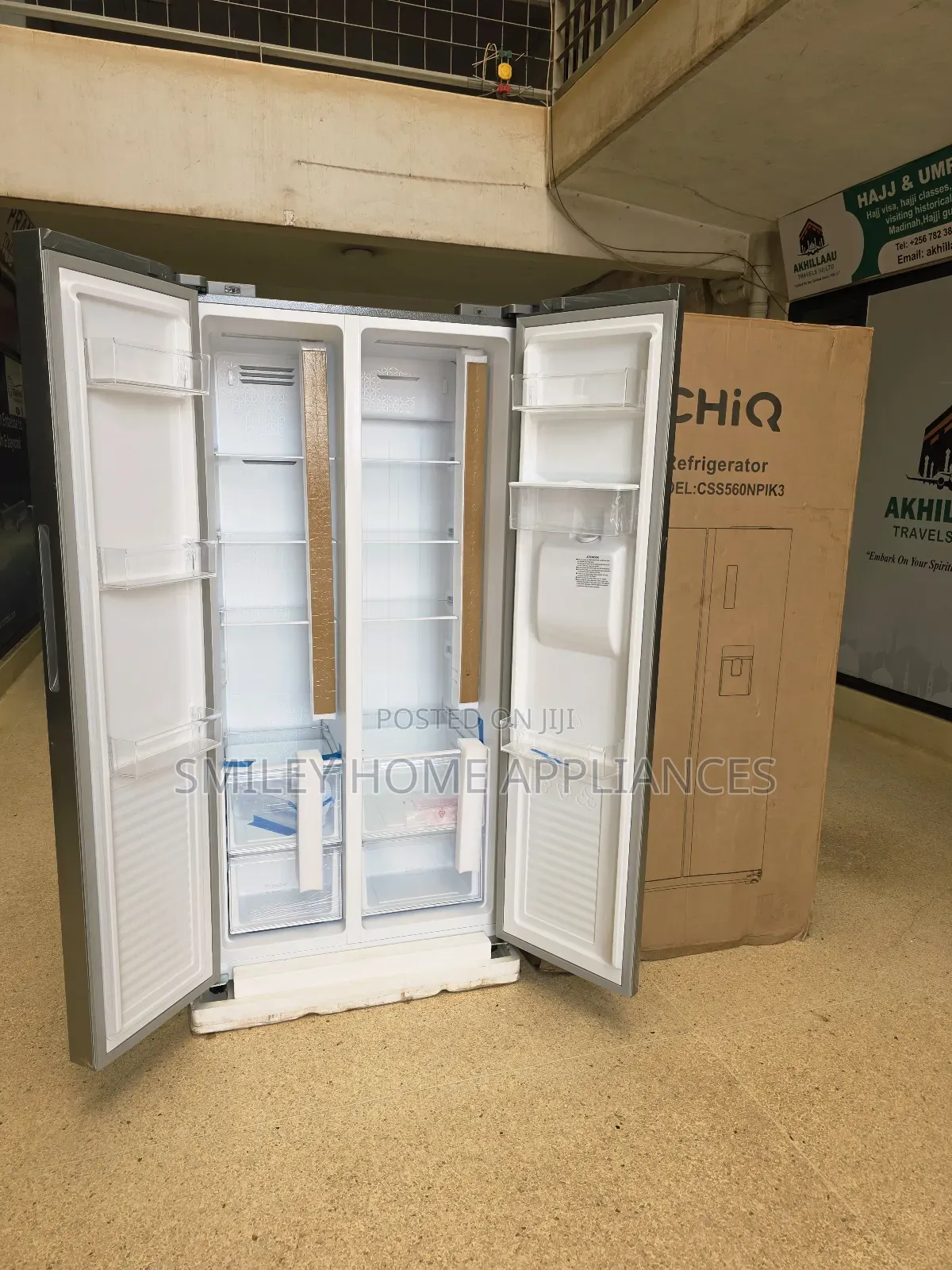 20% Discount Sales on Chiq Side by Side Fridge Frost Free Refrigerator