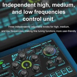Sx91 Live Sound Card Usb Sound Mixer Professional