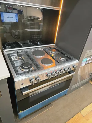Newly Discounted Hisense 90cm by 60cm Stainless Steel Cooker 6 Burners