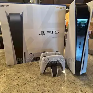 Playstation 5 Standard Console With All the Accessories. 2 Pads, Games