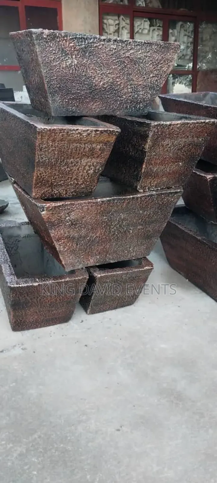 Creative Flower Pots Made Out of Cement