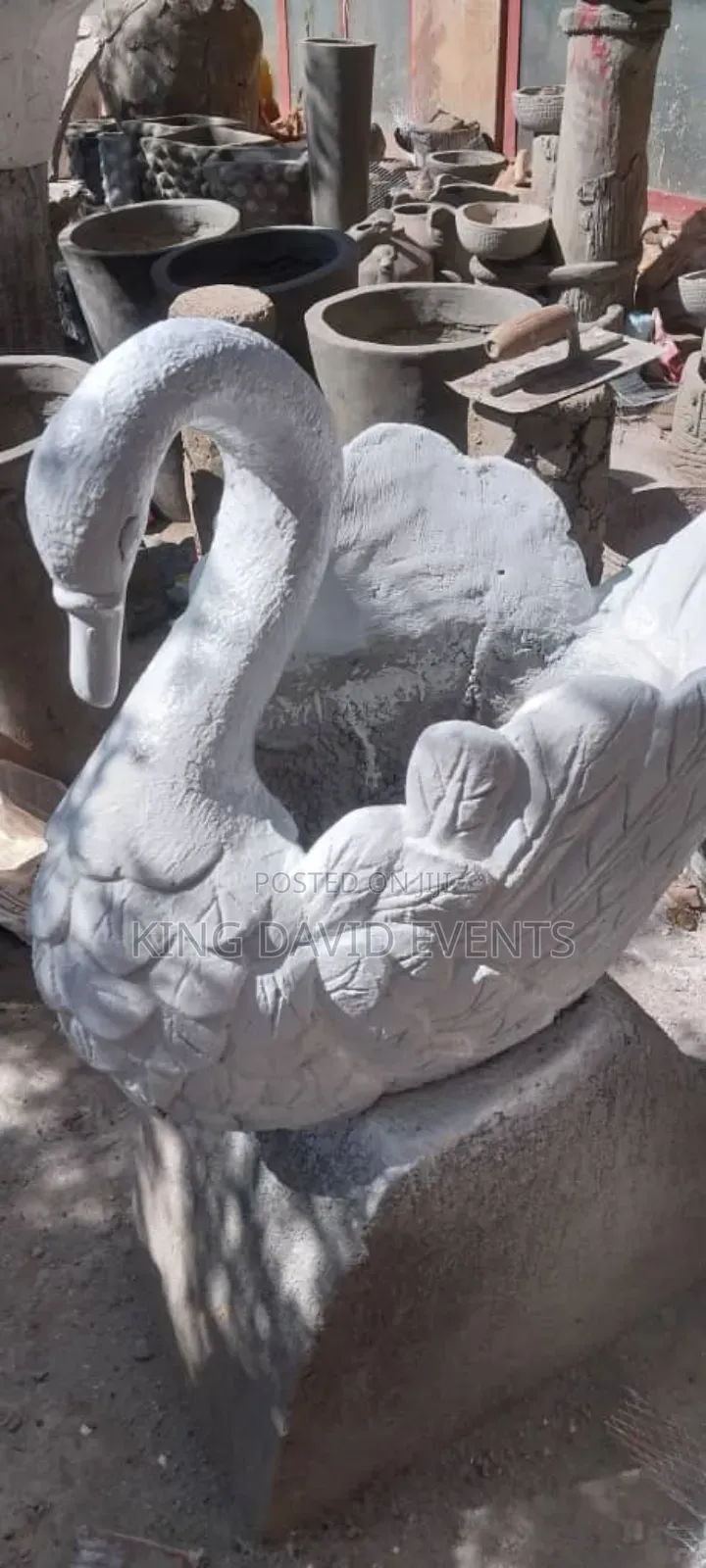 Creative Flower Pots Made Out of Cement
