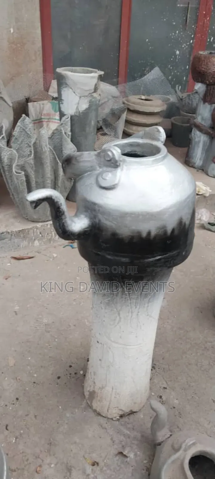 Creative Flower Pots Made Out of Cement