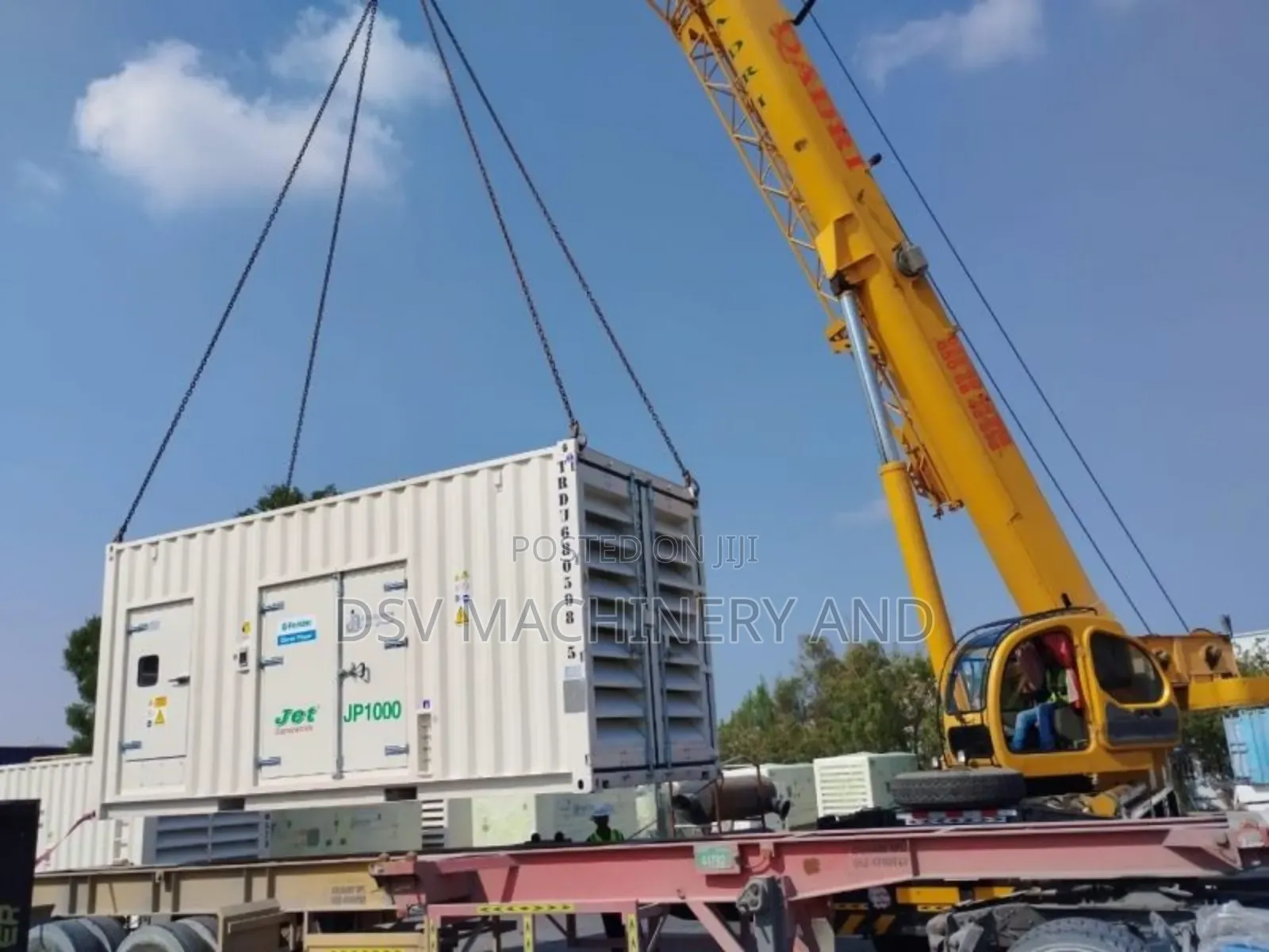 Container Built Jet1000 or 1000kva Original Perkins Uk Diesel Generato