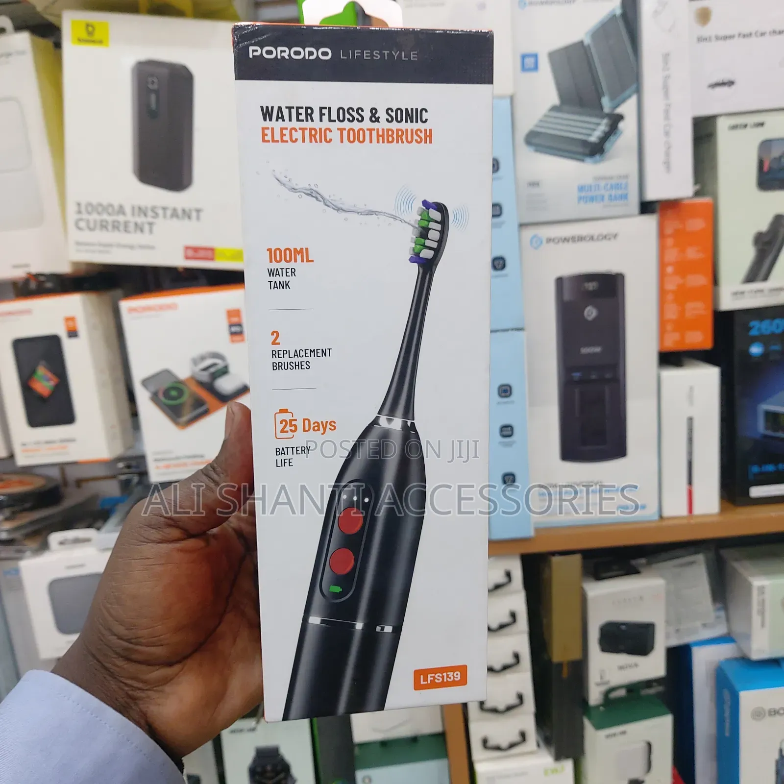 Porodo Lifestyle Water Floss and Sonic Electric Toothbrush