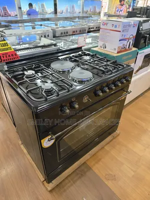 Rustic Series Blueflame Cooker Oven 90cm by 60cm (4+2) Black Color