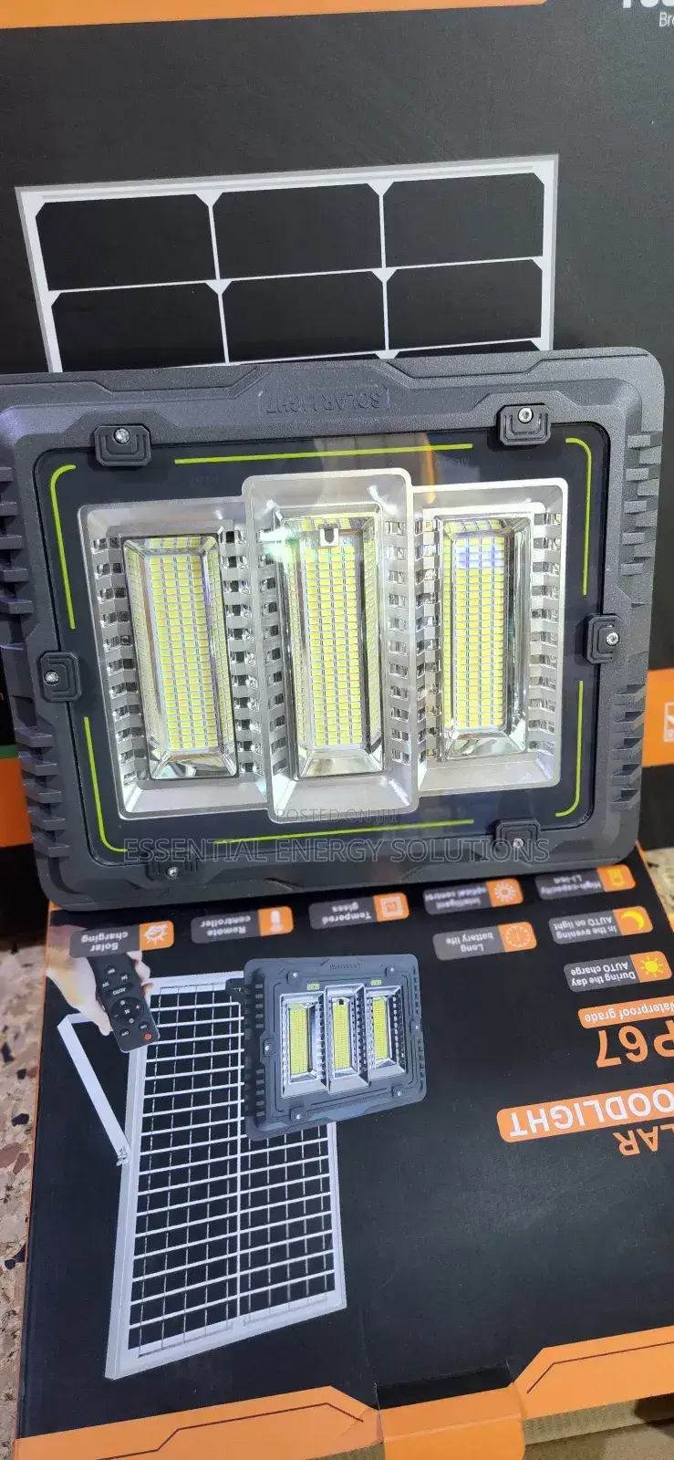 300w Solar Flood Light (Warm Light)