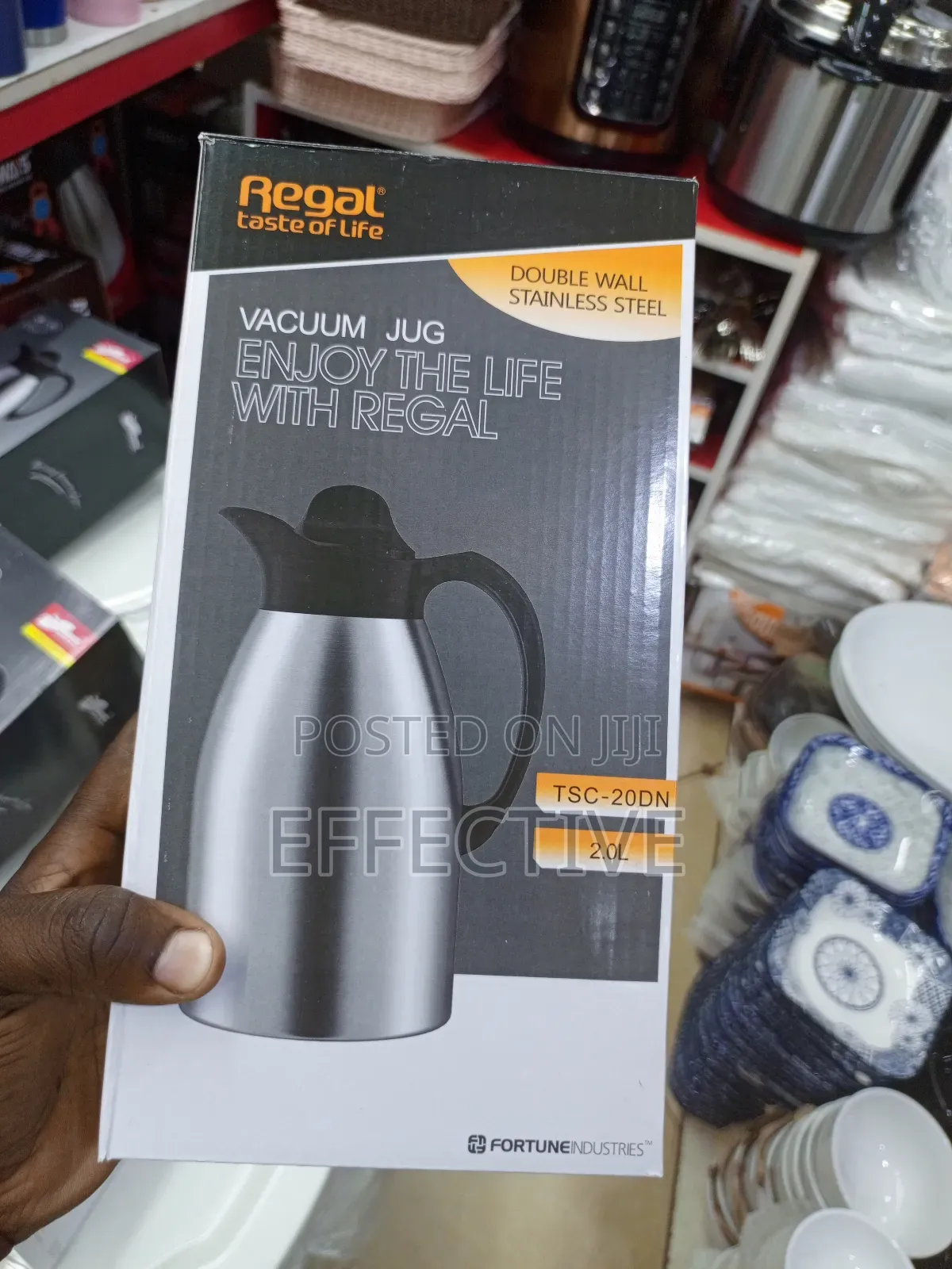 Regal 2 Litre Double Wall Stainless Steel Vacuum Jug