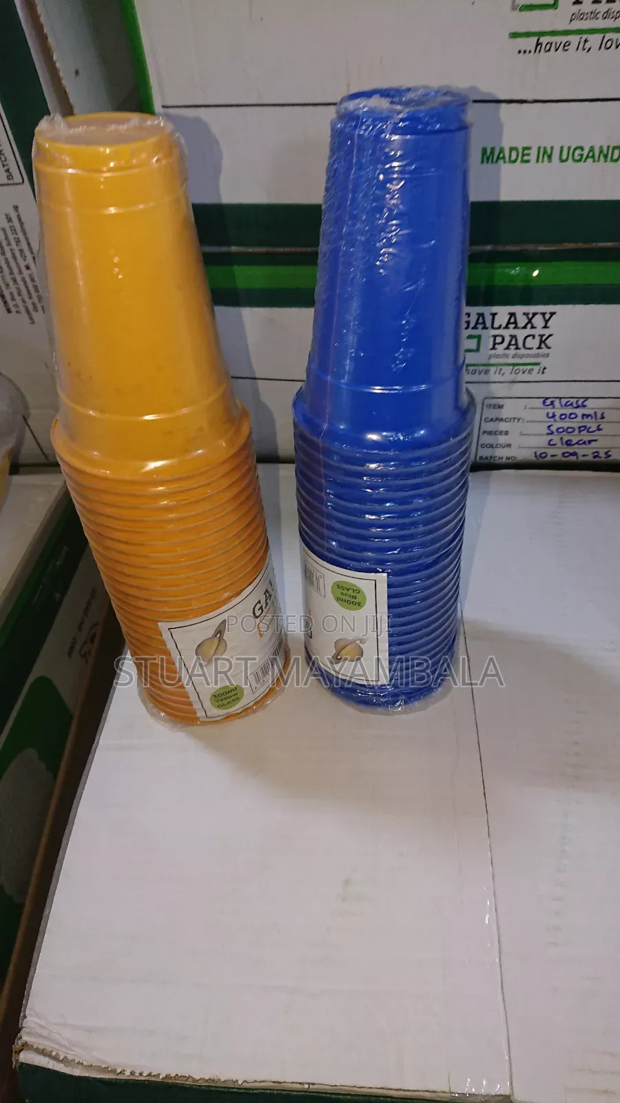 Coloured Disposable 300mls