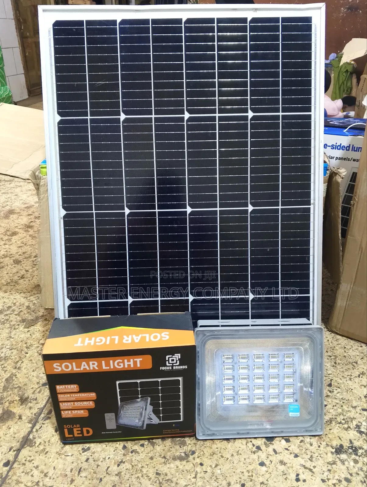 Solar Flood Light 4.0 Blue Carbon