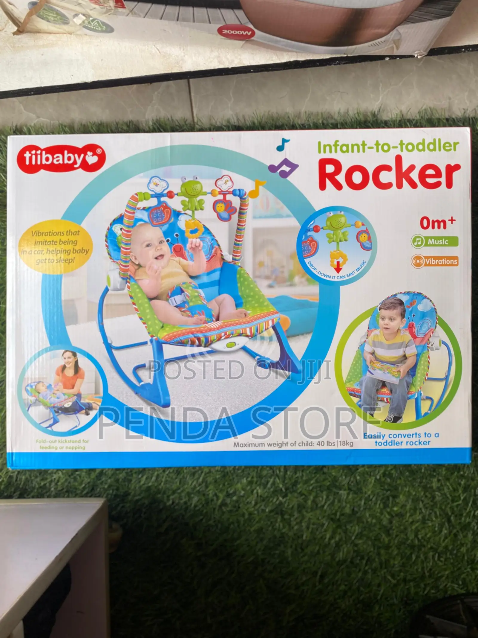 2 in 1 Toddler Baby Rocker – Comfortable and Safe Toddler Baby Rocker