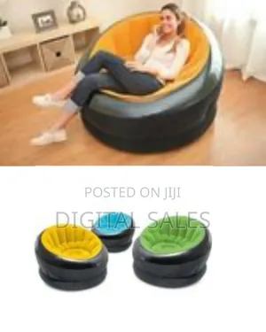 Intex Empire Inflatable Lounge Dorm Camping Bean Bag Chair Lazy Sofa 0
