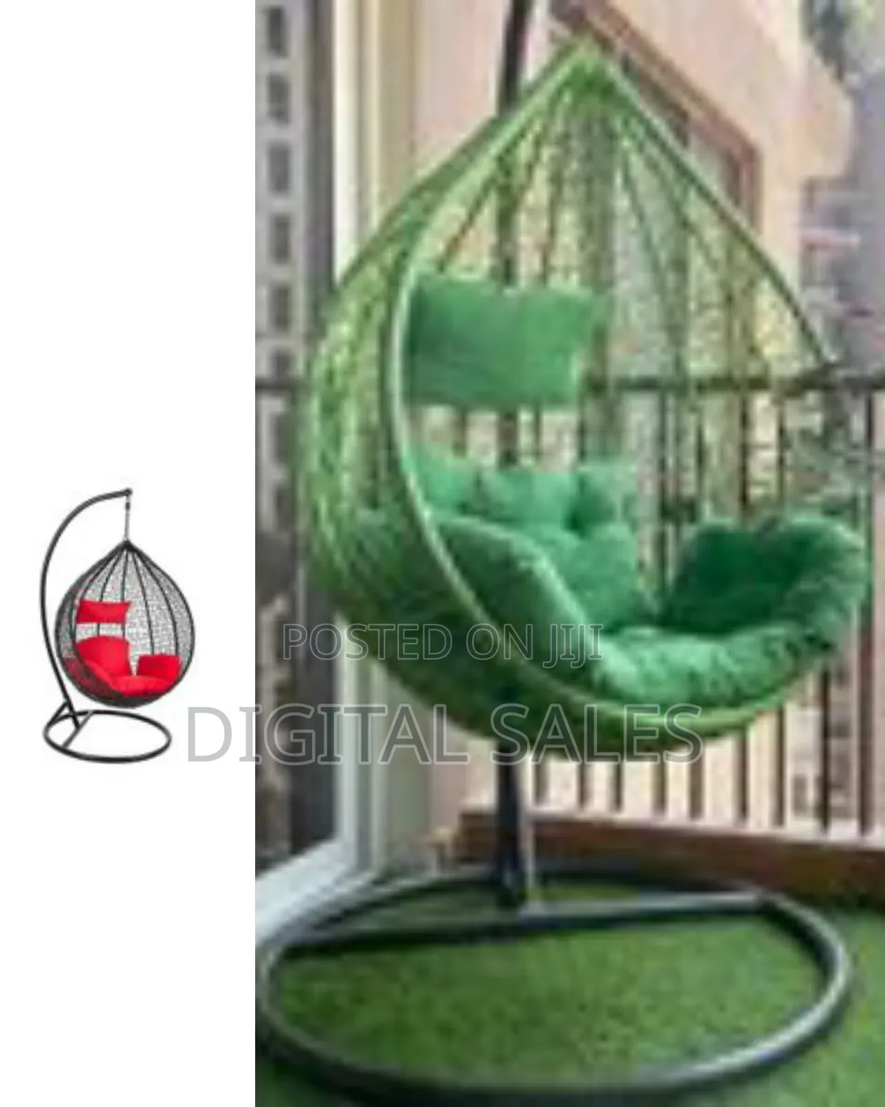 Hanging Basket Chair Ceiling Egg Iron Rattan Single Seater