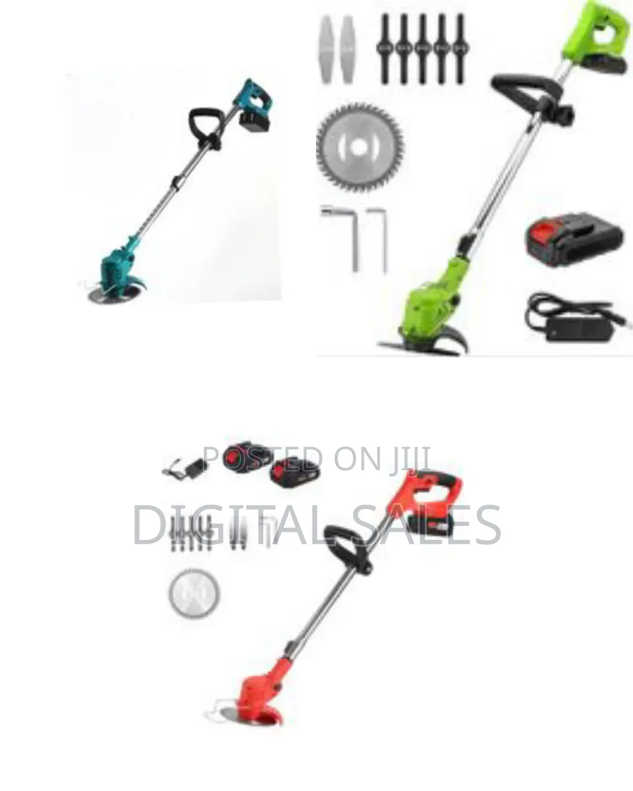3-in-1 Electric Lawn Mower Cordless 600w 3.0ah Battery 24v Lithium-Ion
