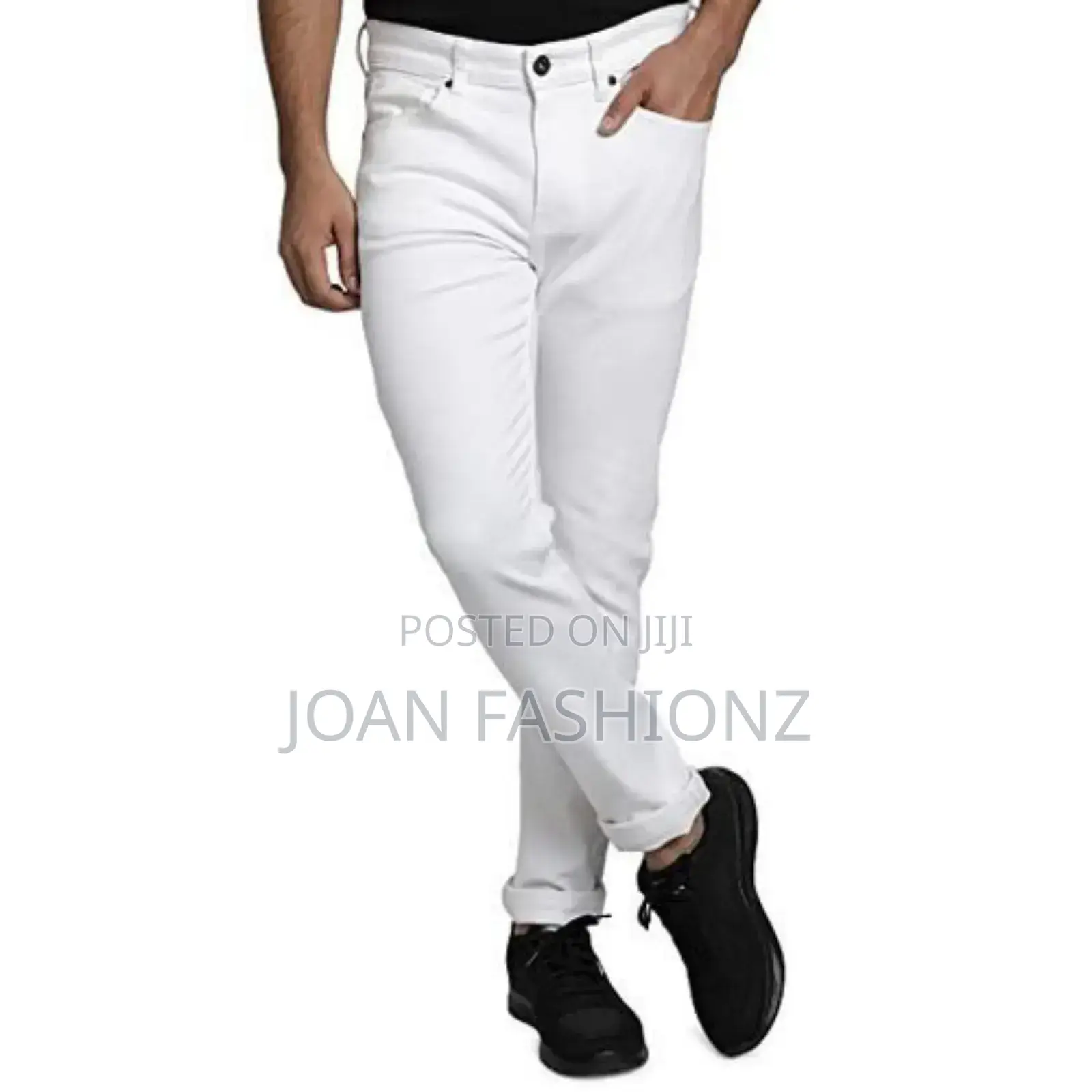 Men's Jeans -Black White