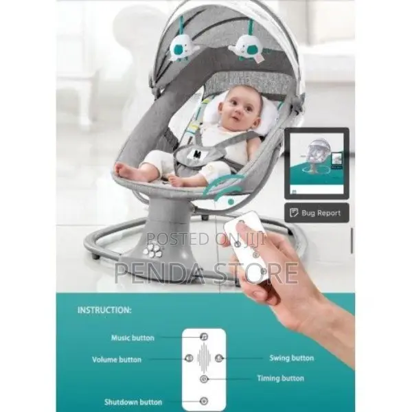 Swing and Baby Rocker –Safe Baby Swing and Musical Rocker