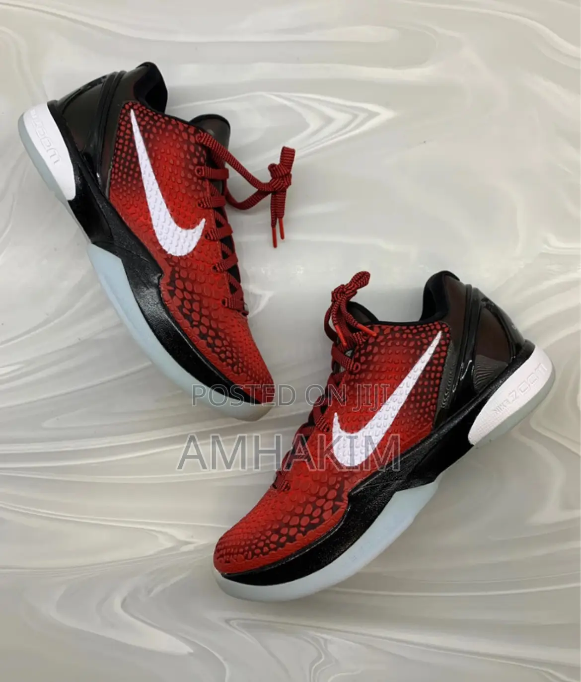 Nike Kobe 6 Proto Challenge Red All-Star Basket Ball Shoes in Stock