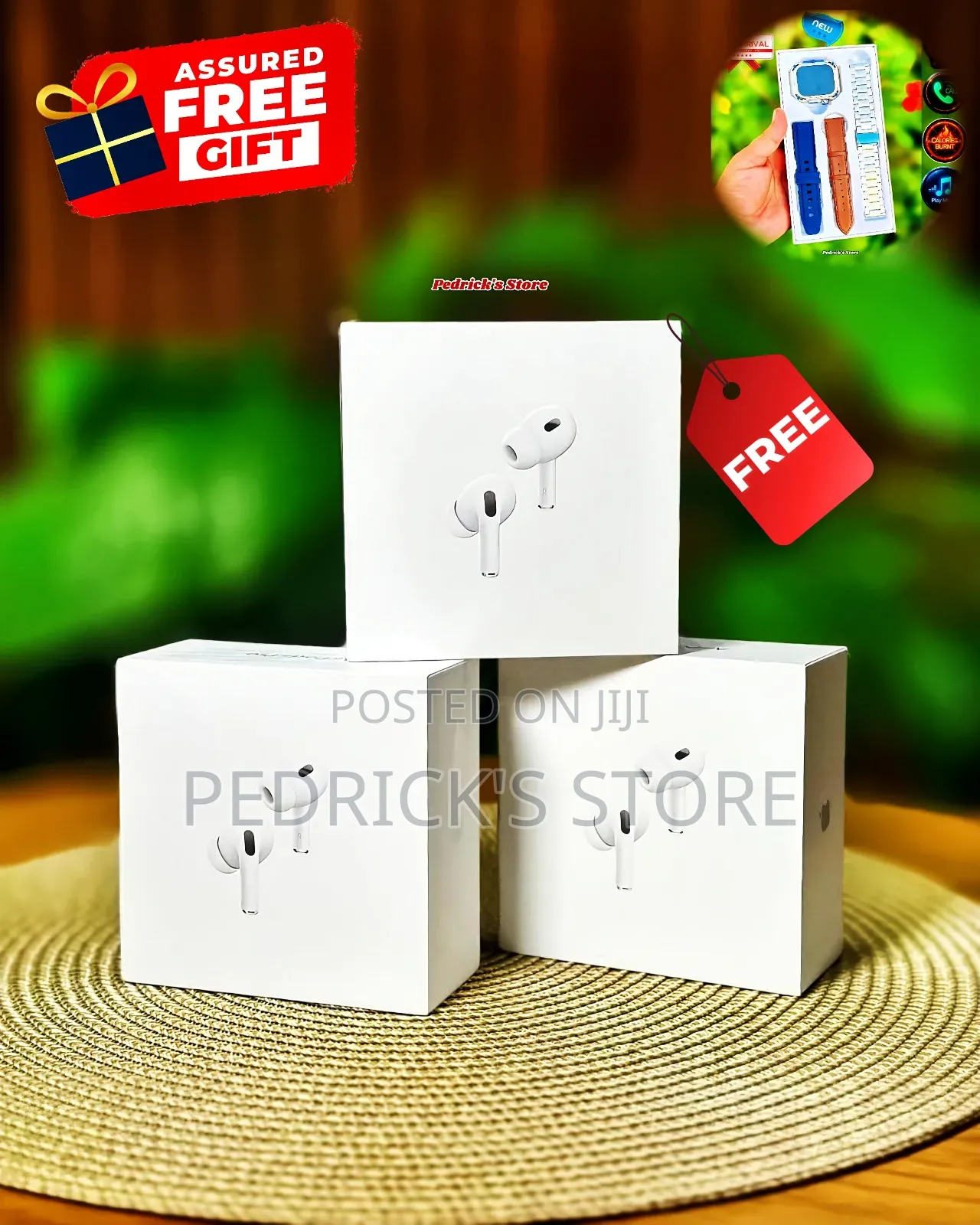 Free Airpods Pro 2s (Anc) – With Any Smartwatch Above Ugx.120,000