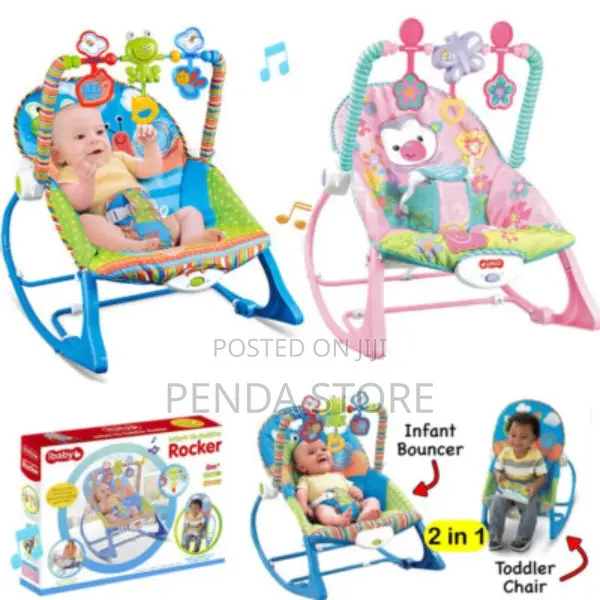 Music Baby Rocker and Bouncing Chair – Fun Cozy Music Baby Rocker