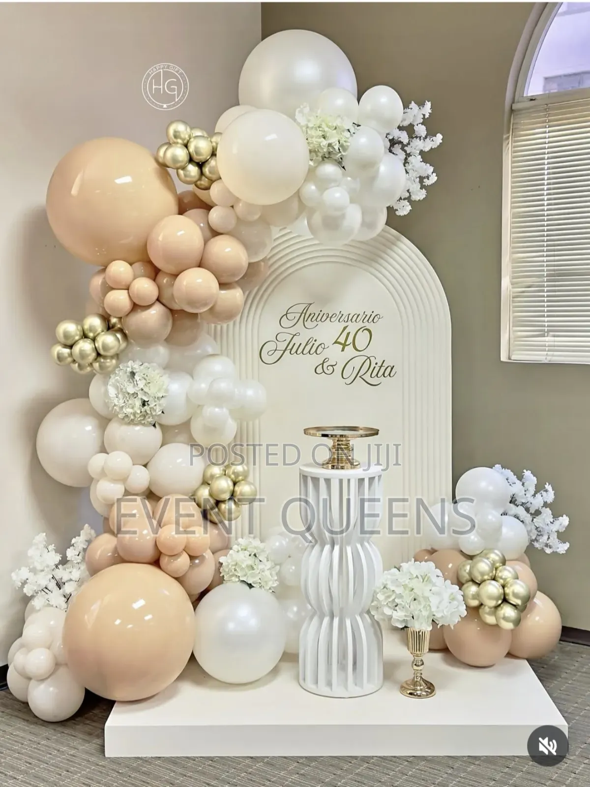 Gender Reveal Backdrop and Birthday Photo Booth