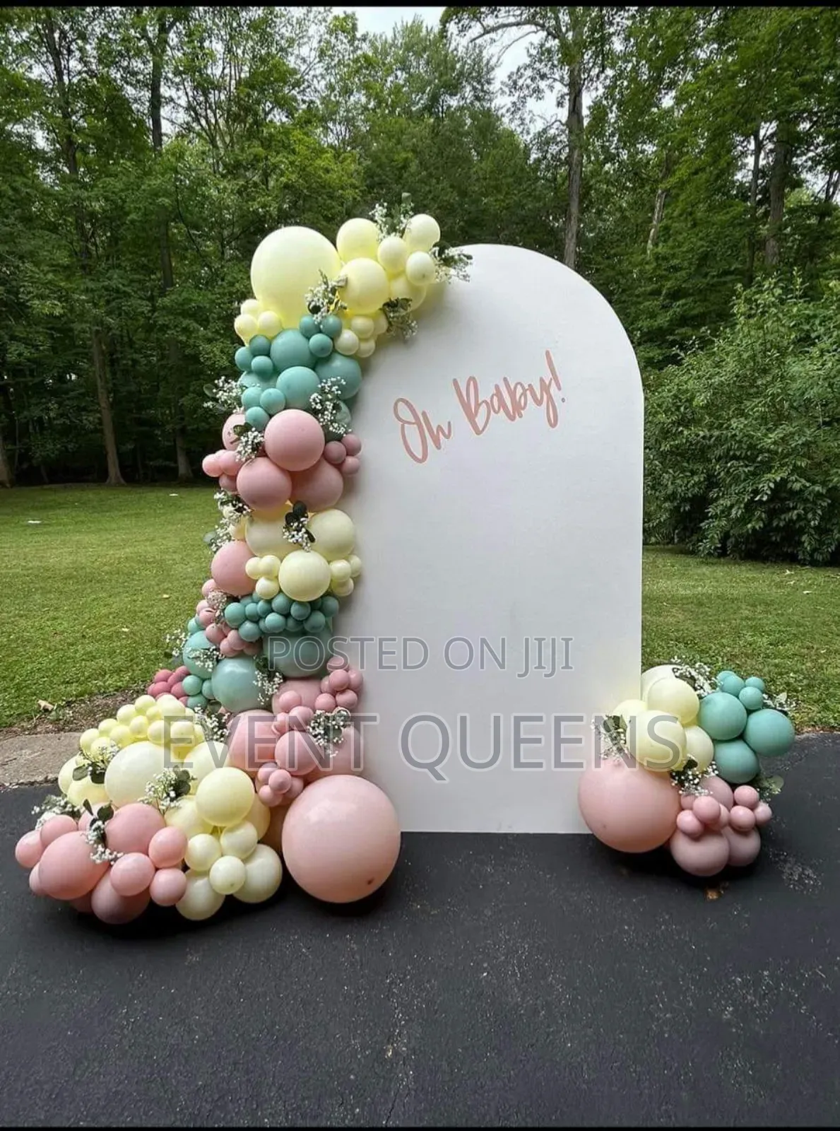 Gender Reveal Backdrop and Birthday Photo Booth