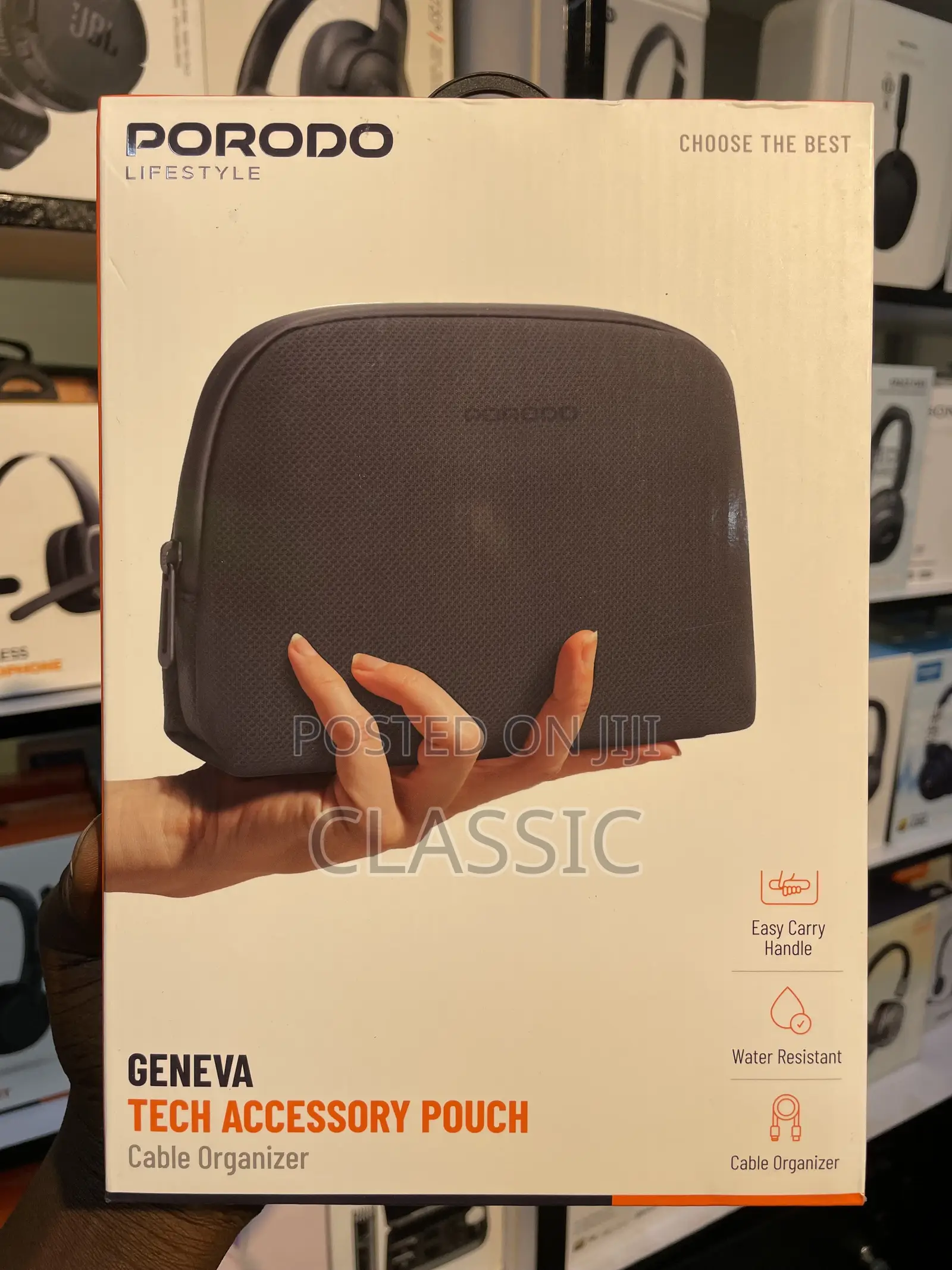 Porodo Lifestyle Geneva Tech Accessory Pouch