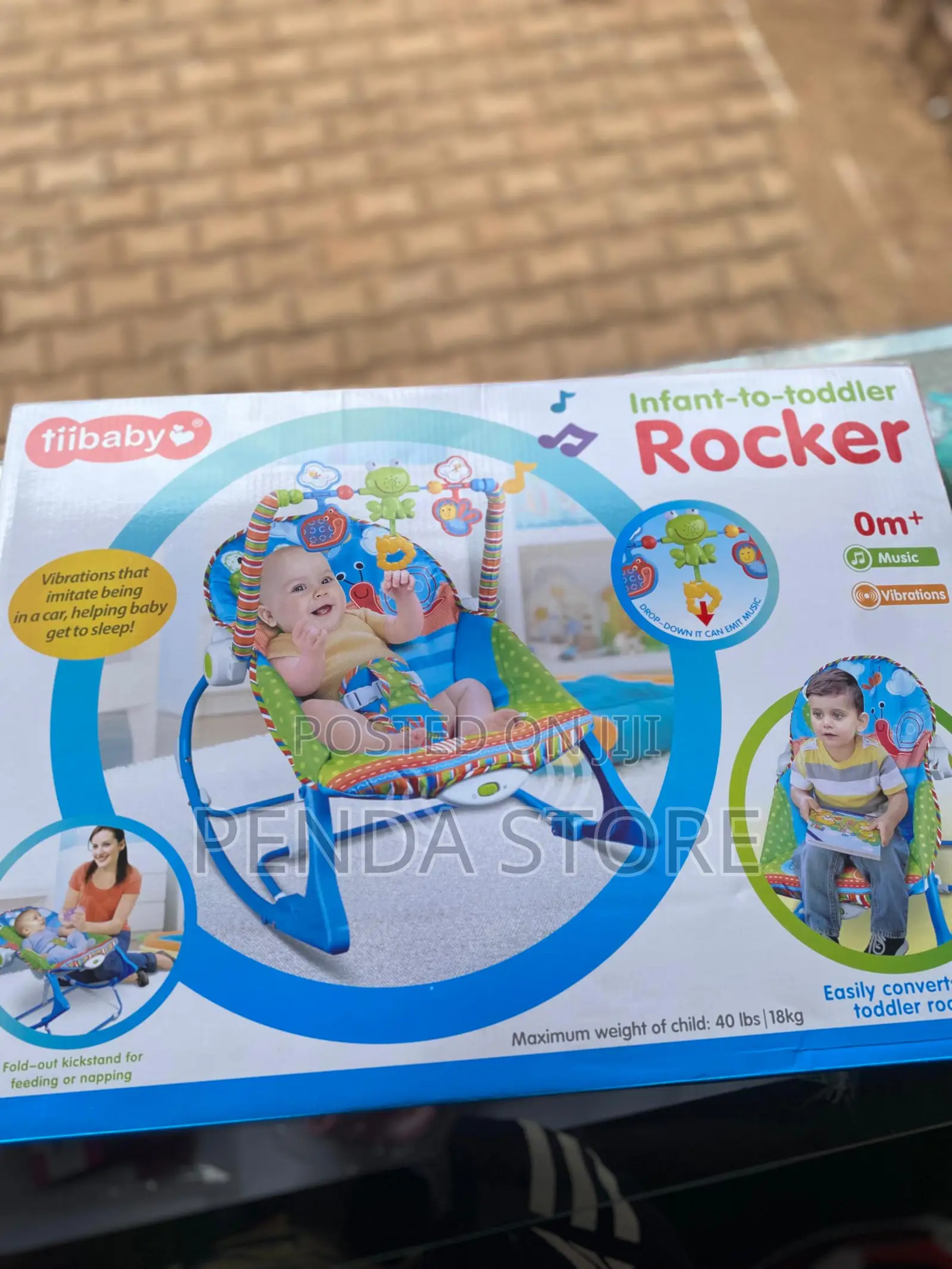Baby Rocker Cozy Feeding Chair – Relaxing Sit Baby Rocker