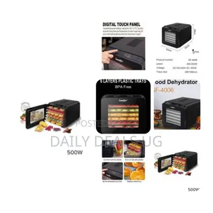 Sonifer 6 Layer Fruits Food Dehydrator Dryer -Black