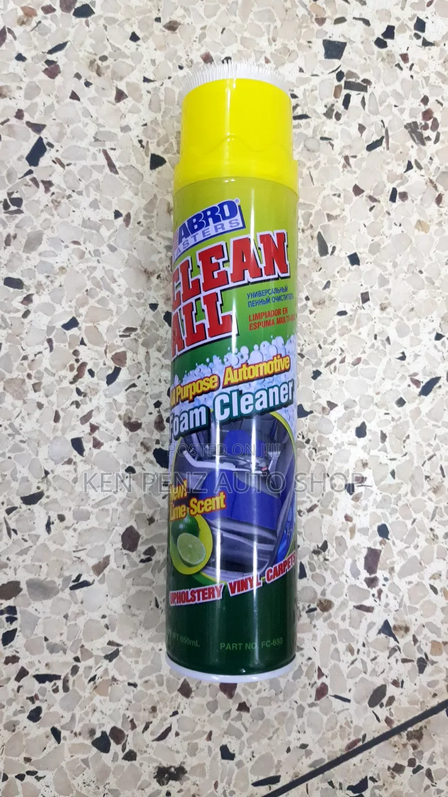 Abro All Purpose Automotive Foam Cleaner