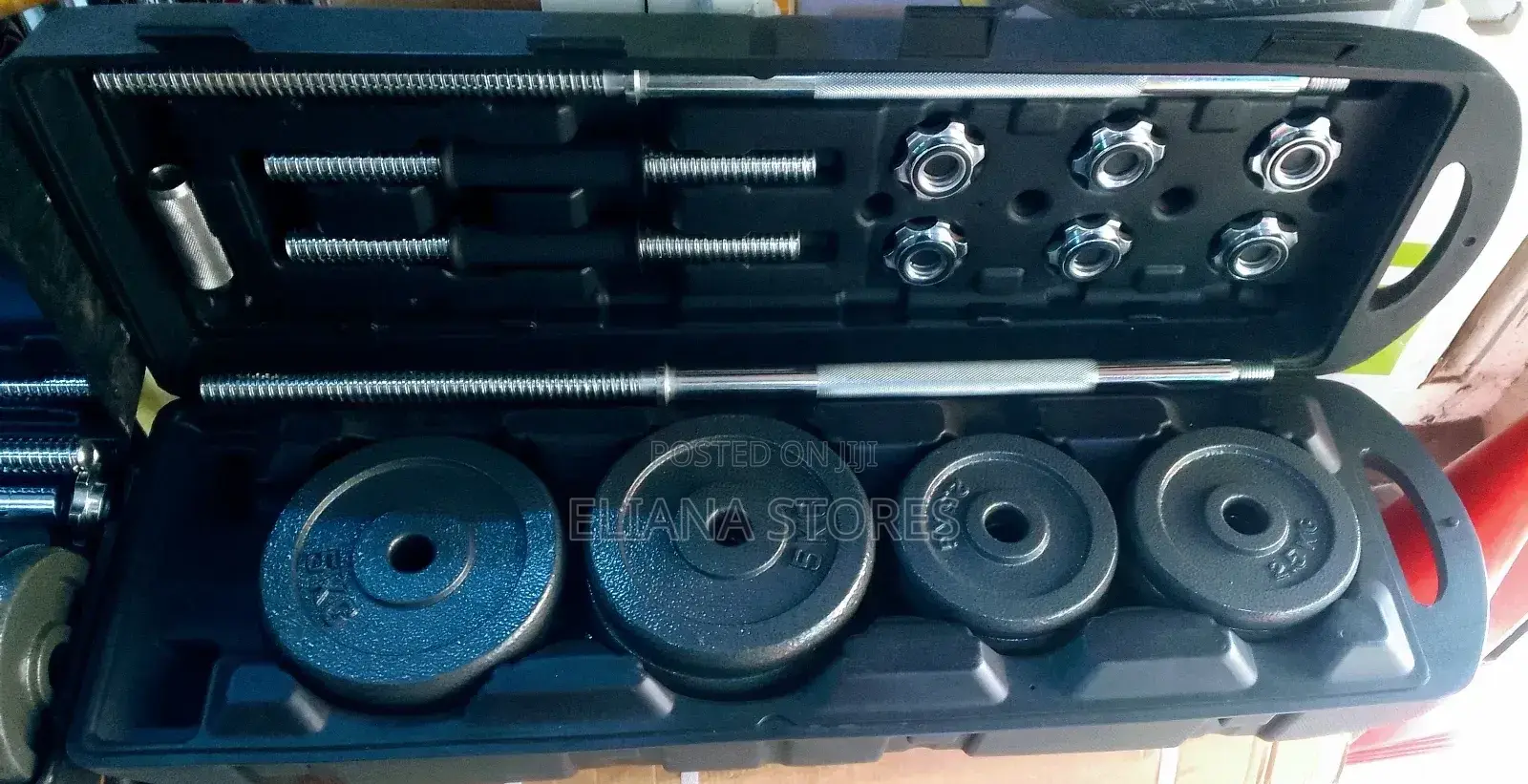 50 KGS Gripped / Adjustable Dumbbell Set