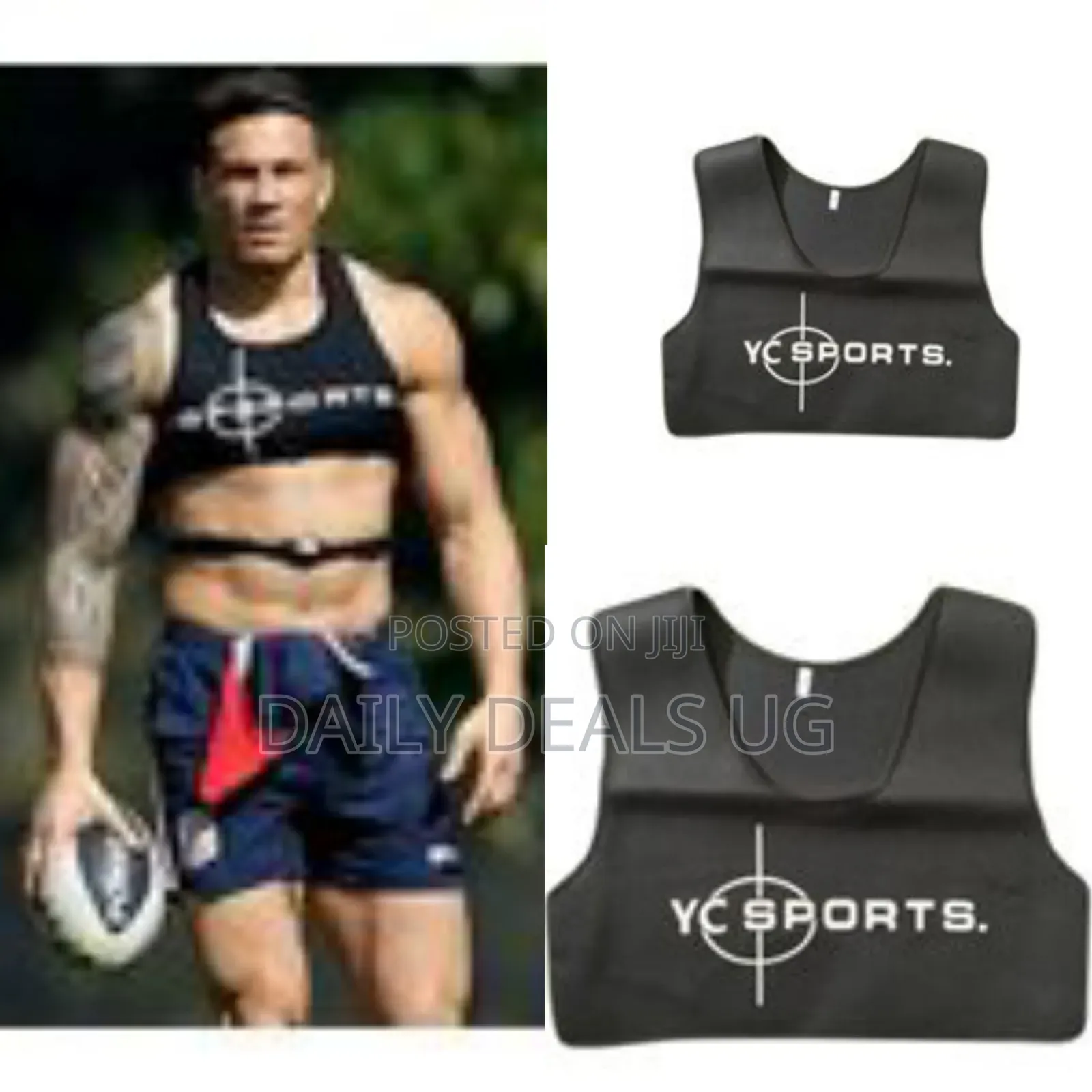 Large Size Yc Sports Football Vest Thermal Neoprene Compression