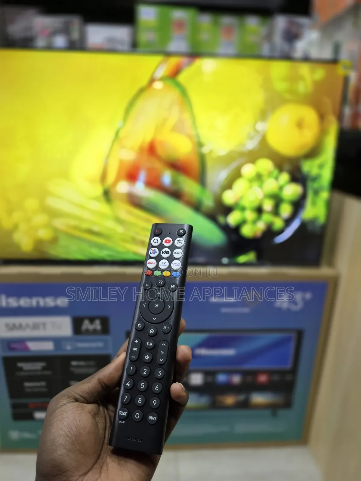 A4 Series Hisense 43inches Vidaa Full-Hd Smart Frameless Digital Tv