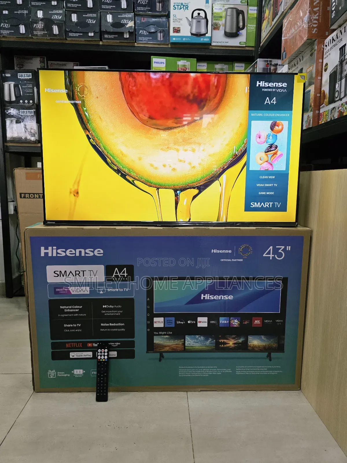 Brand New Hisense 43a4qs A4 Series 43inches Vidaa Smart Tv at Discount