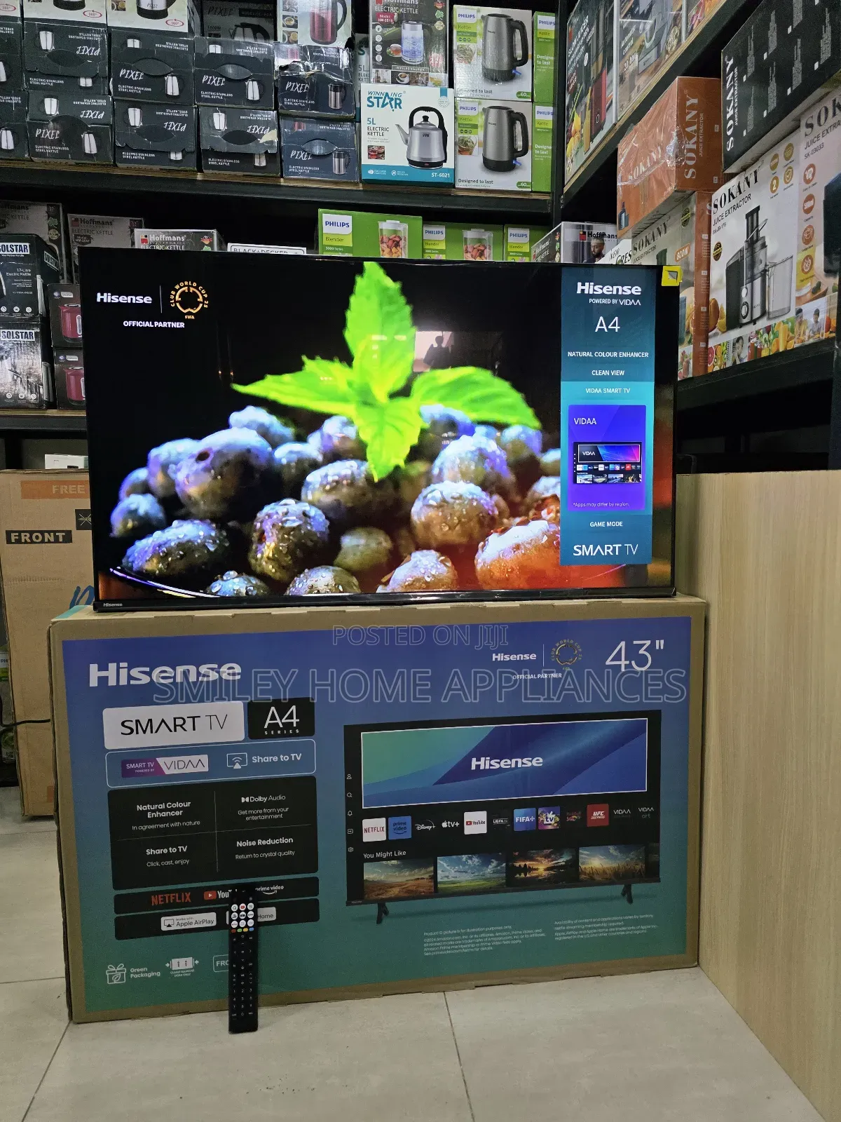 43a4qs Hisense 43inches A4 Series Smart Vidaa at 20% Off Discount Sales