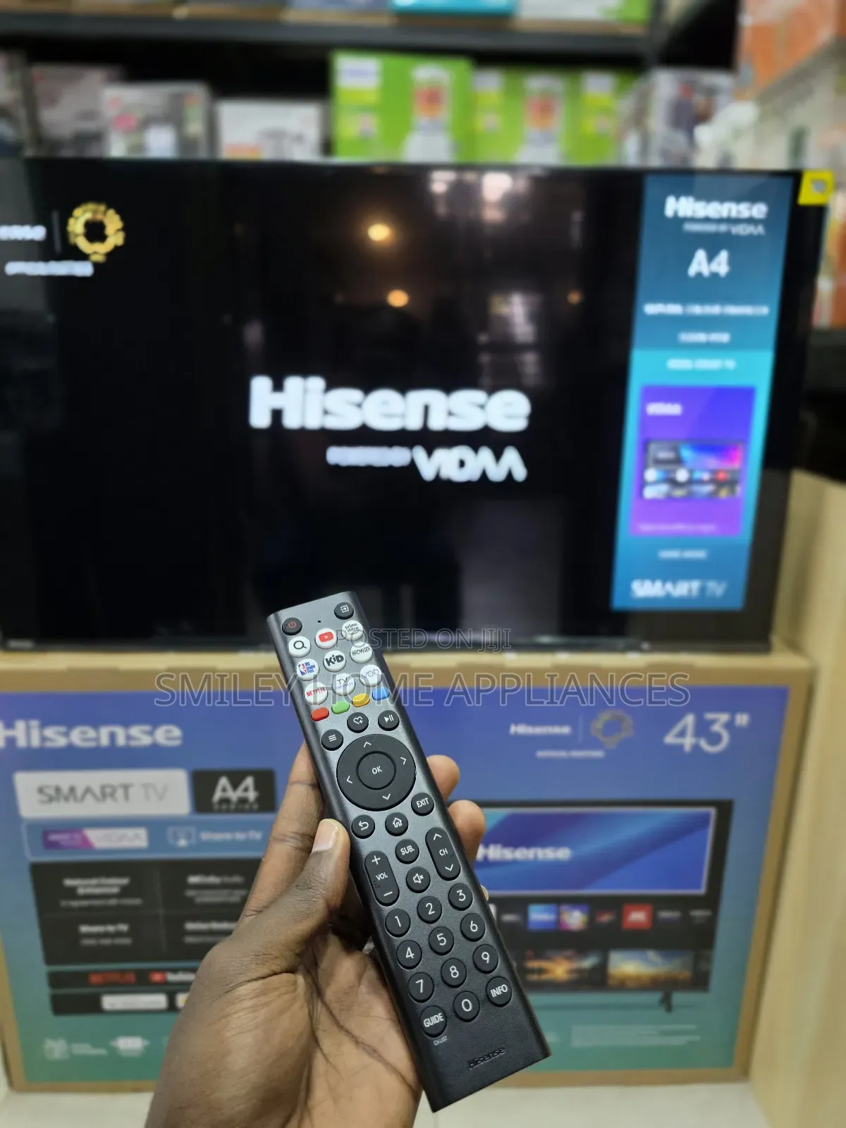 43a4qs Hisense 43inches A4 Series Smart Vidaa at 20% Off Discount Sales