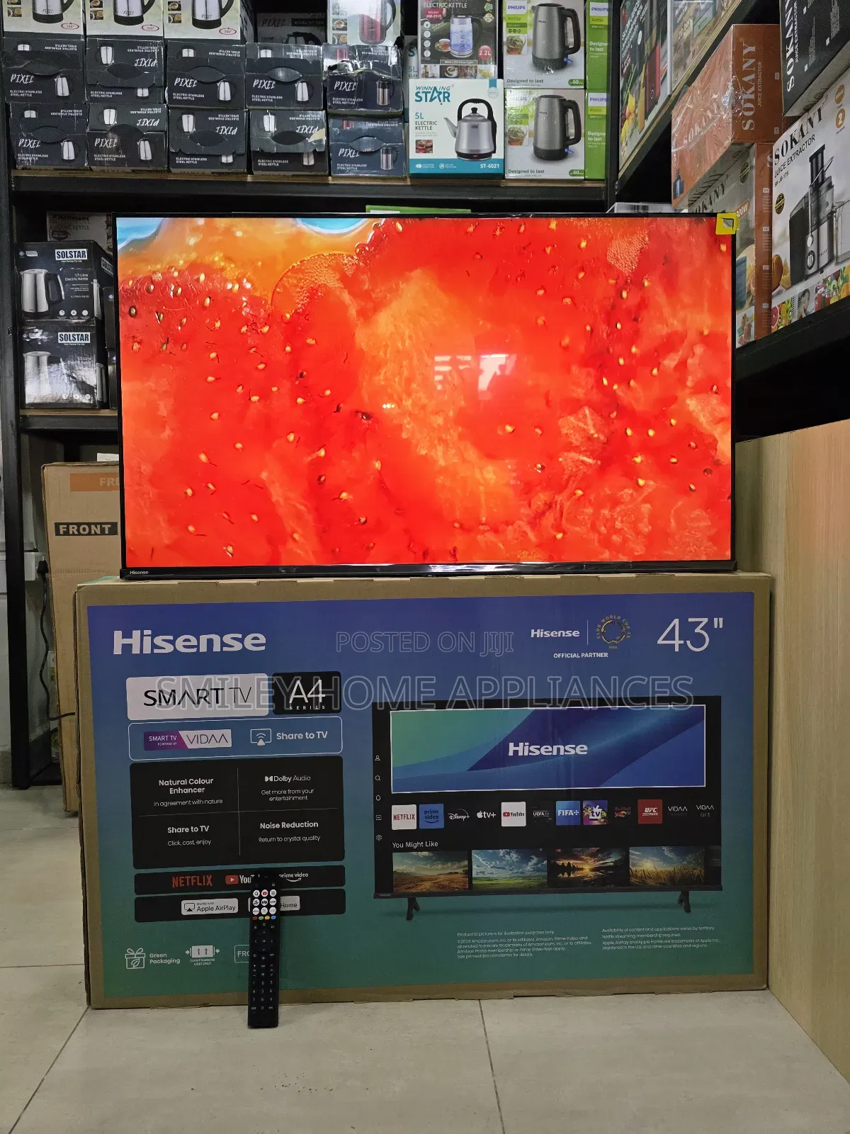 2025 Model Hisense 43inches 43a4qs Vidaa Smart Tv at 20% Reduced Prices