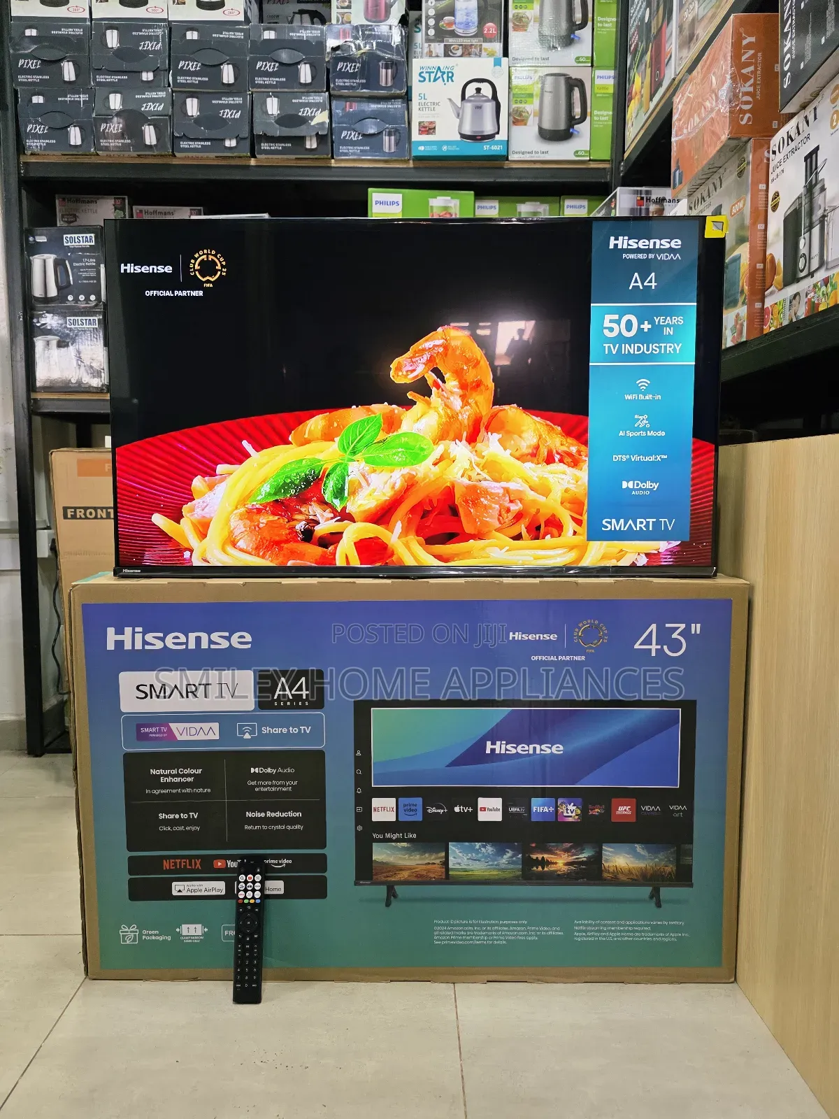 43a4qs 43inches Hisense 2025 Vidaa 43inches Frameless at 20% Discount