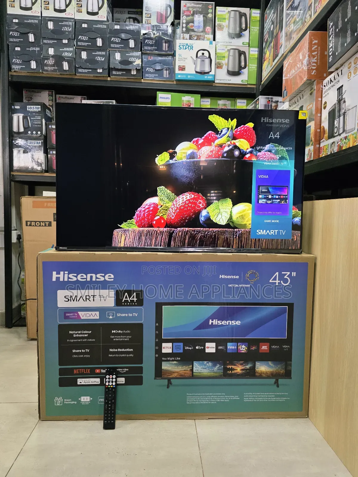 Hisense 2025 A4 Series 43inches 1080p 43a4qs Vidaa Smart at 20%Discount