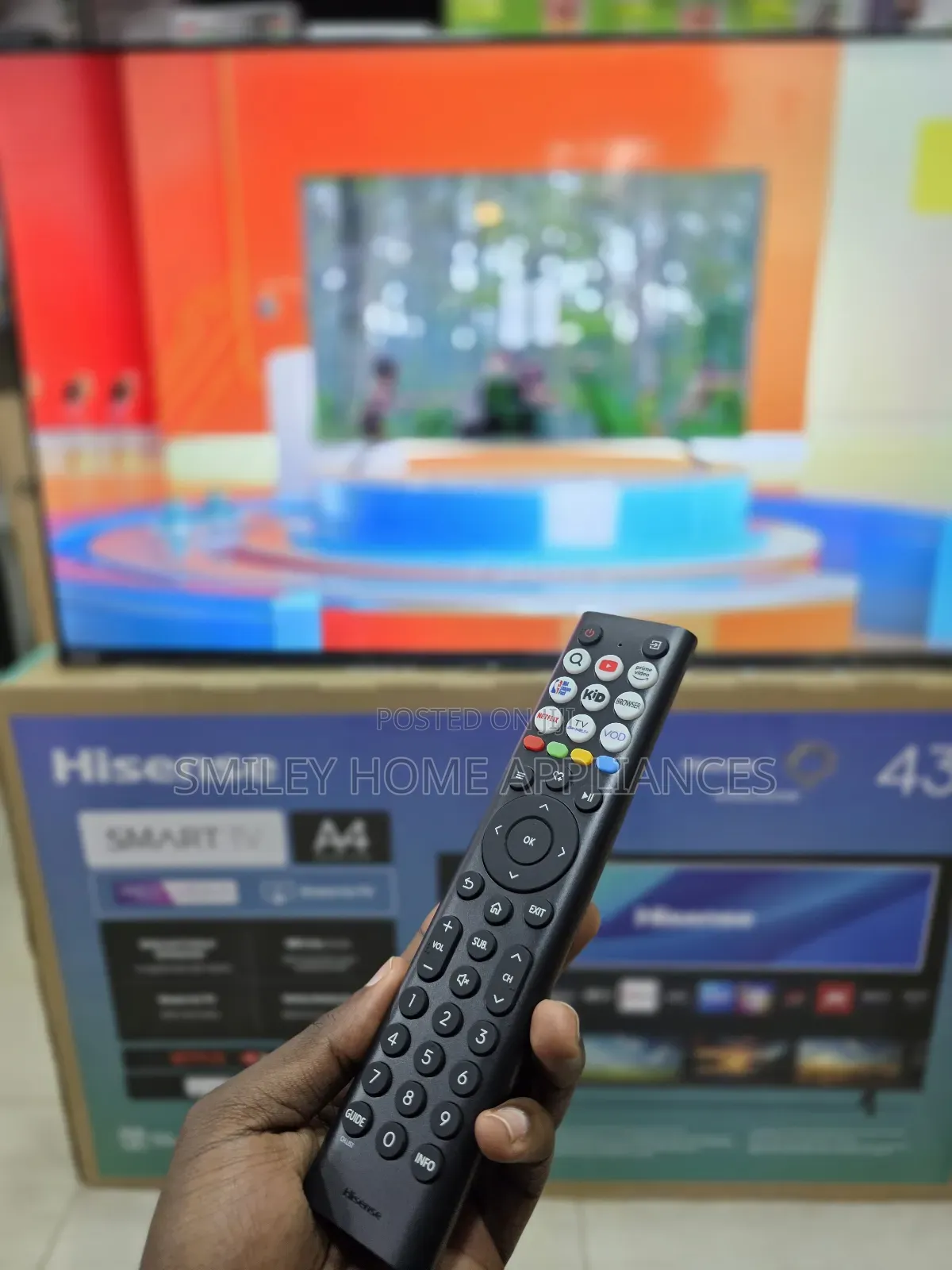Hisense 2025 A4 Series 43inches 1080p 43a4qs Vidaa Smart at 20%Discount