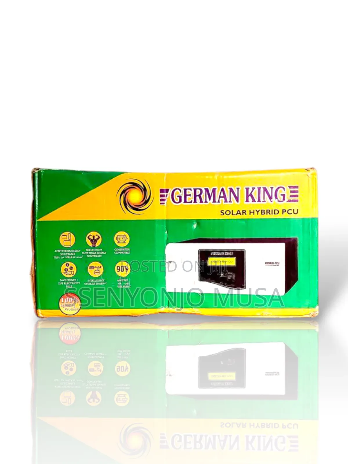 Germany King Solar Hybrid Pcu GKH 1650/12v - Pure Inverter