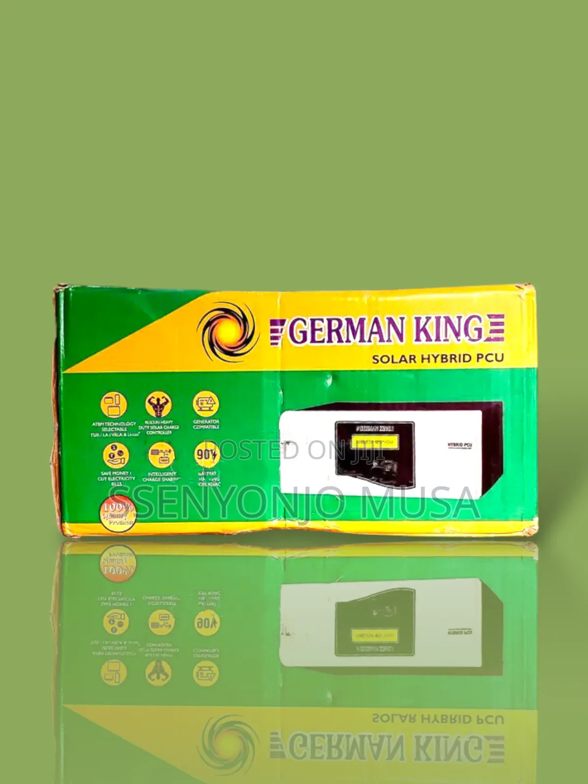 Germany King Solar Hybrid Pcu GKH 1650/12v - Pure Inverter