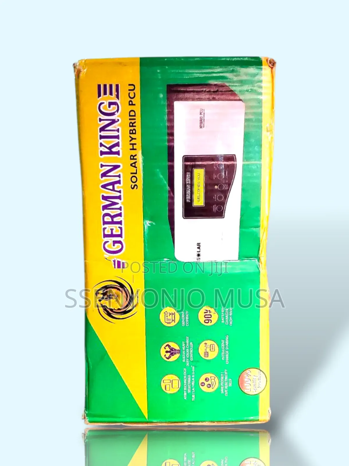 Germany King Solar Hybrid Pcu GKH 1650/12v - Pure Inverter