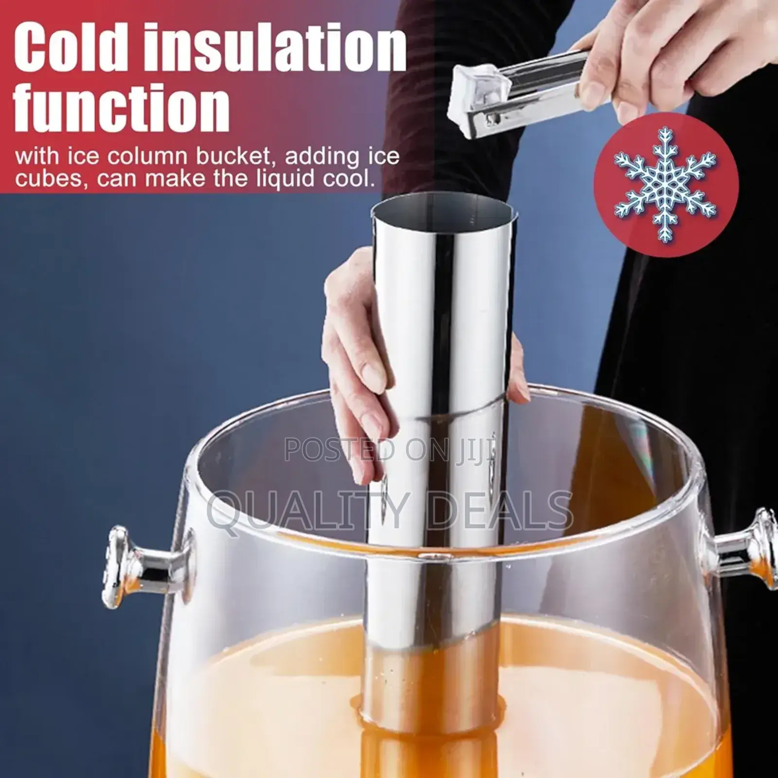 12l Hot Cold Beverage Dispenser With Fuel Holder