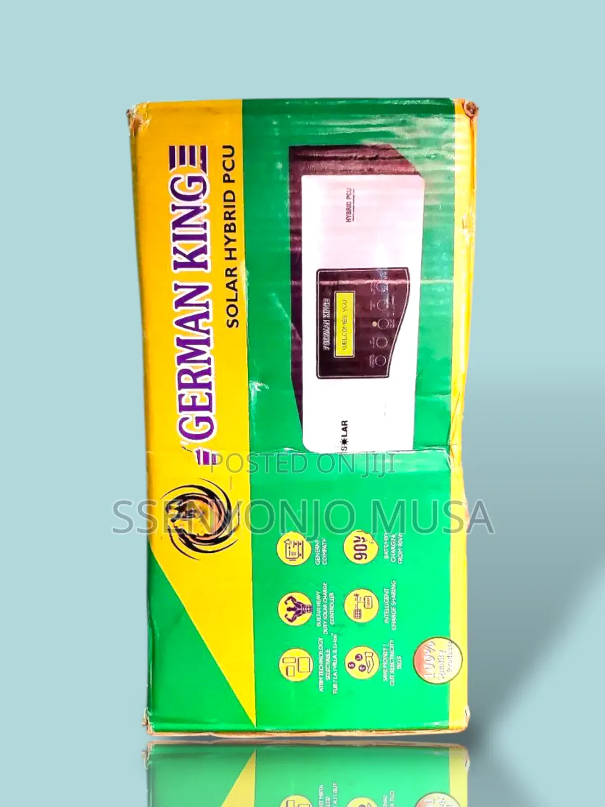 Germany King Solar Hybrid Pcu GKH 1650/12v - Pure Inverter