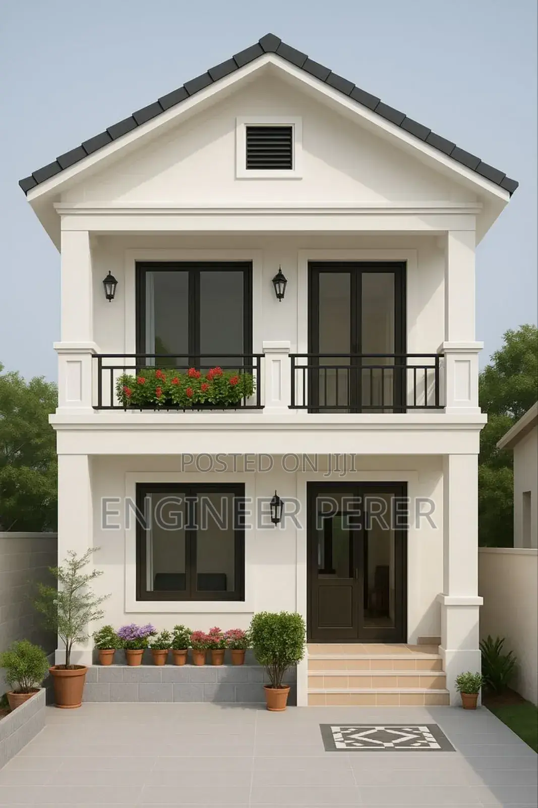 Potable House Design Flat 2bedroom