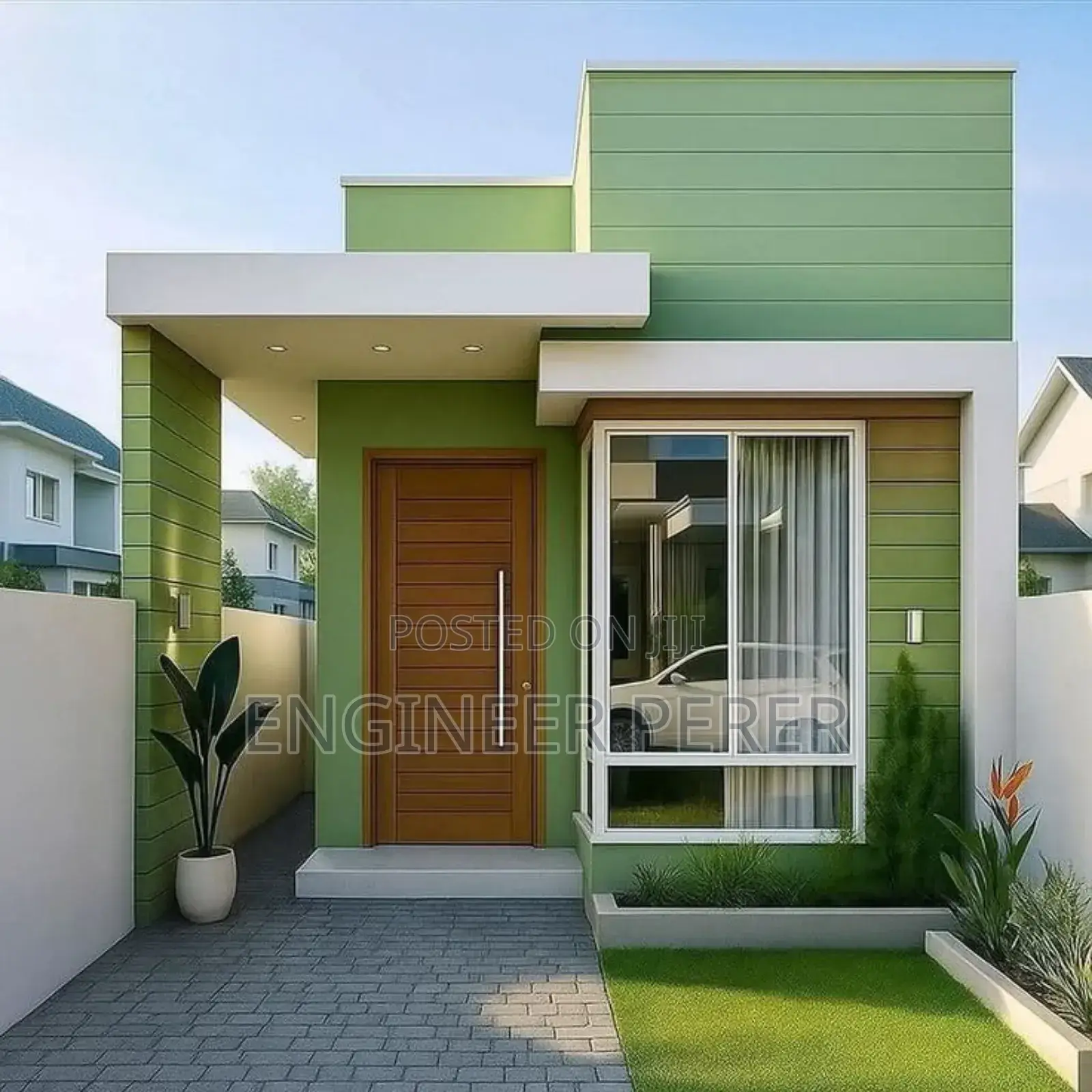 Potable House Design Flat 2bedroom