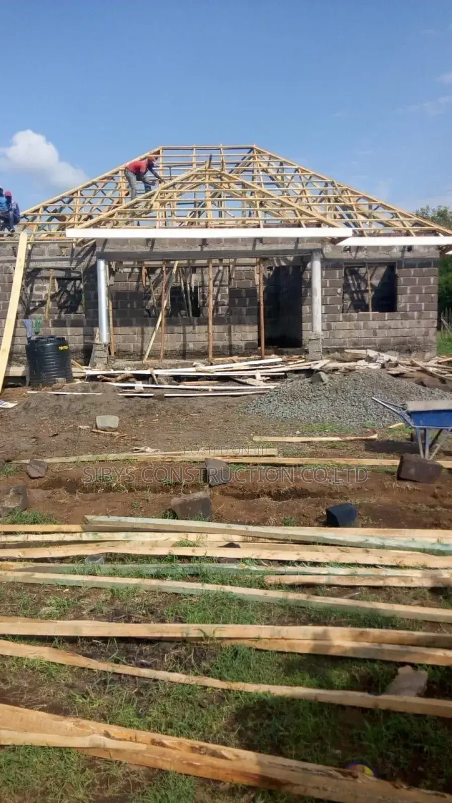 Bangalore House Roofing With Ironsheets