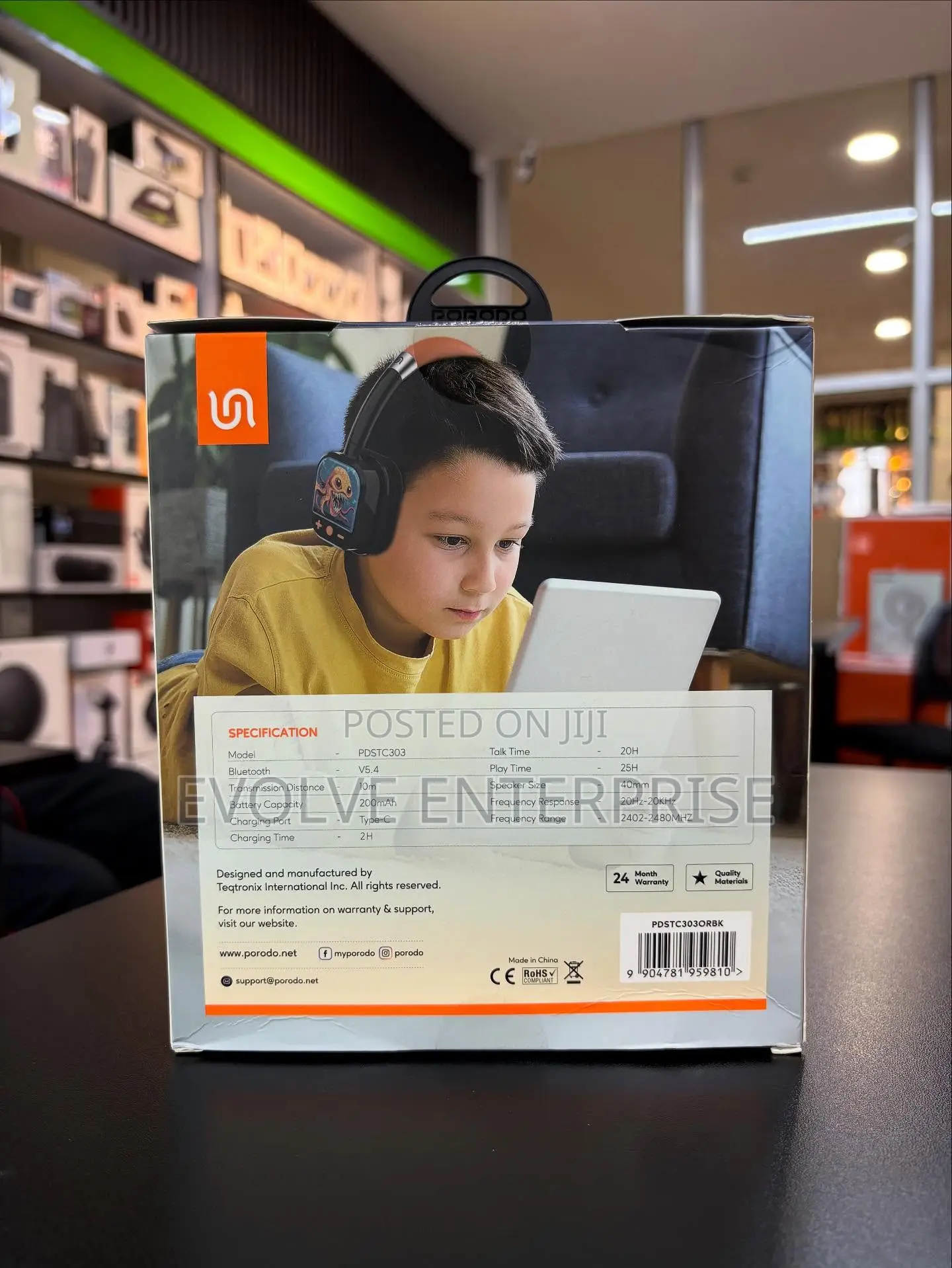 Porodo Soundtec Yotowave Kids Wireless Headphones