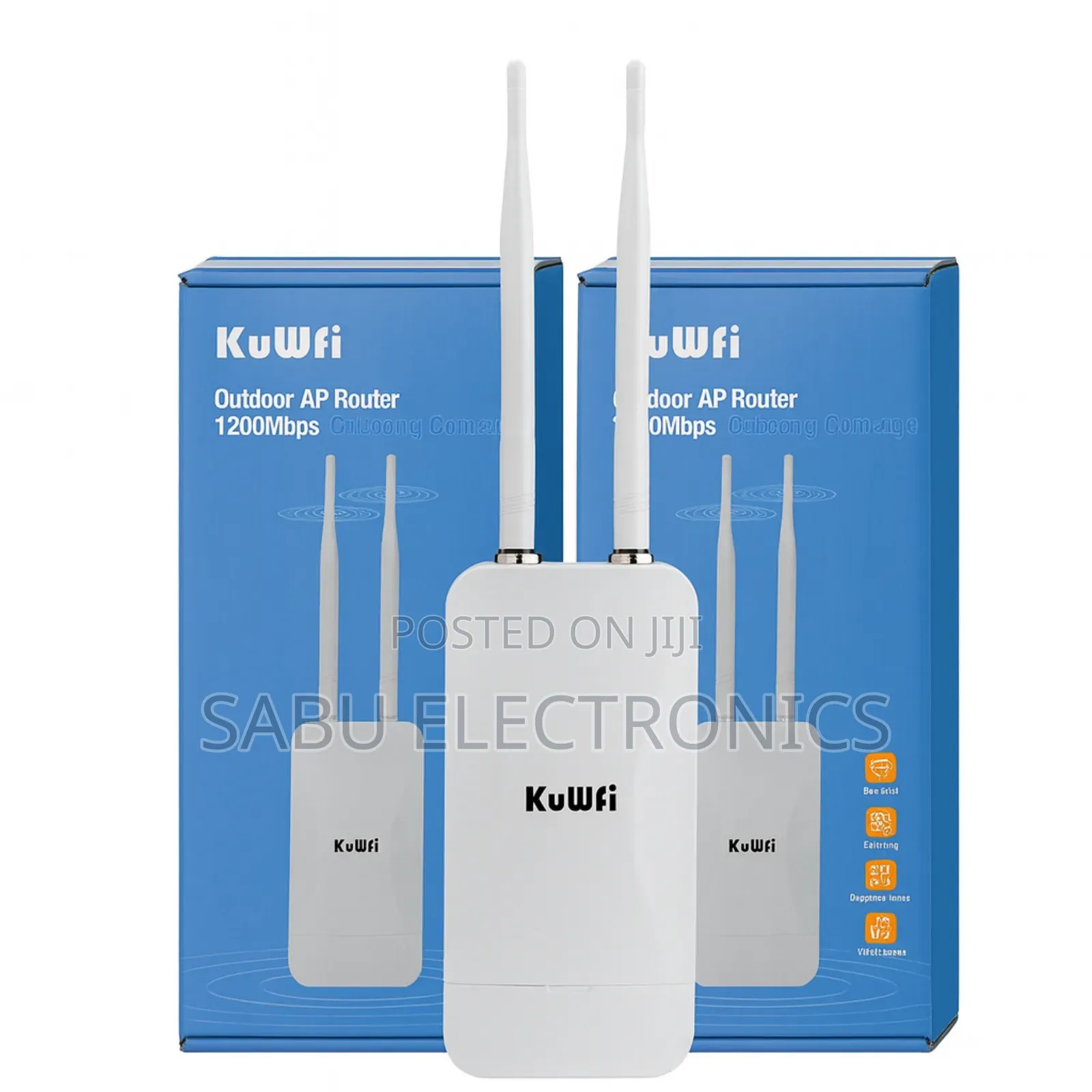 Highspeed Outdoor Wifi Access Point –1200mbps Dual-Band- Wifi Extender