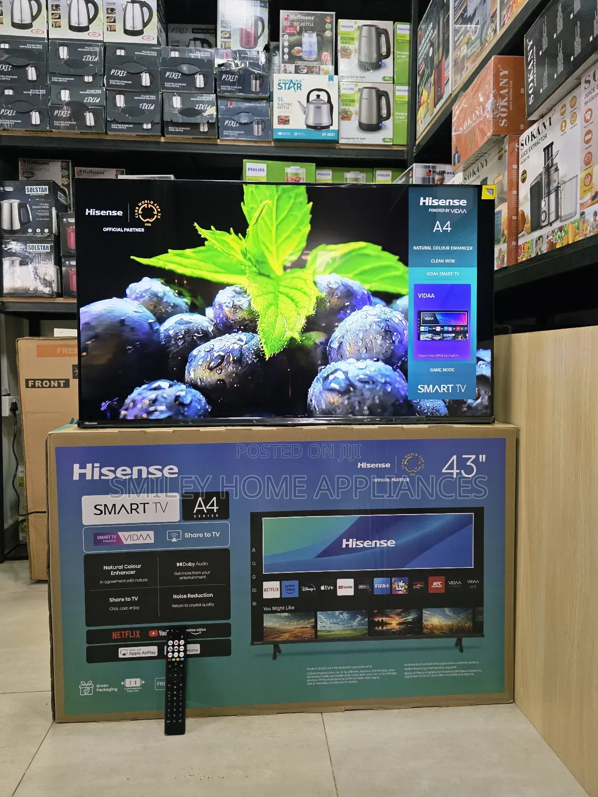 Hisense A4series 43a4qs 43inches Vidaa Smart Digital Tv at Beeyi Layisi